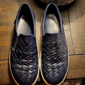 ECCO Blue Slip on shoes size 7 like new occasionally worn